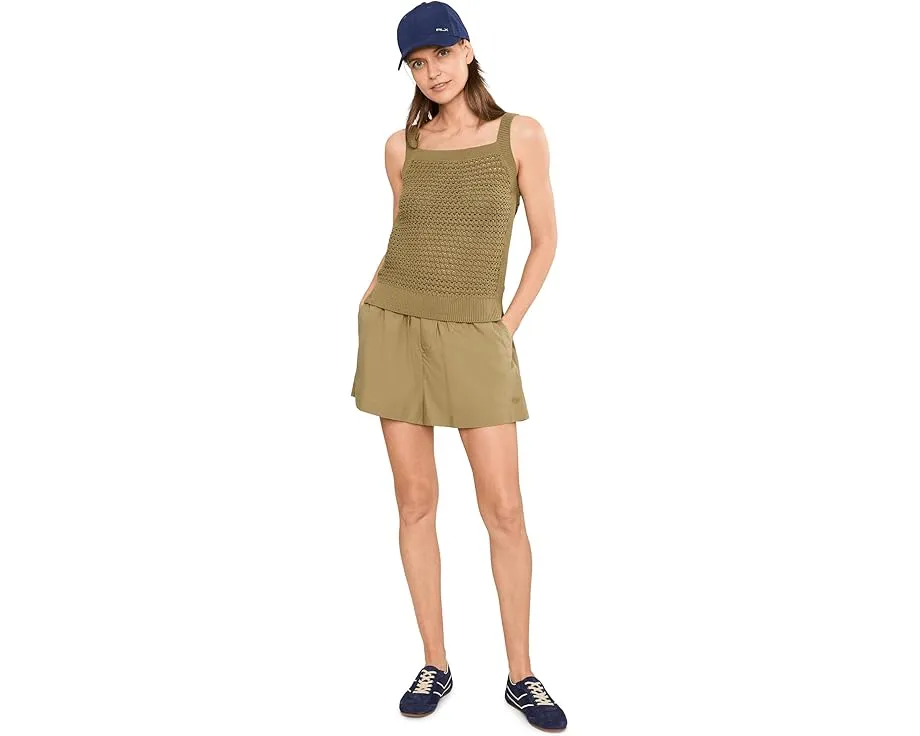 Вязаный топ Ebden Knit Tank от Varley золотисто-оливкового цвета