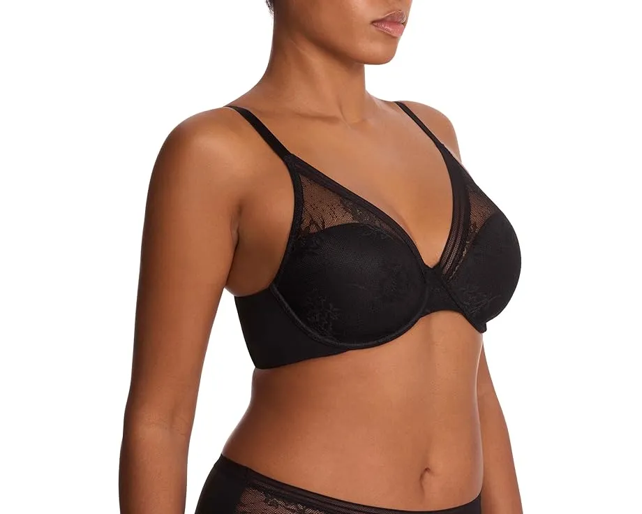 Бюстгальтер Natori Love Lace Full Coverage Plunge T-Shirt с кружевом и полным покрытием