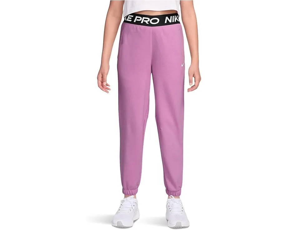 Джоггеры Nike Kids Pro Fleece Dri-FIT с эластичными манжетами
