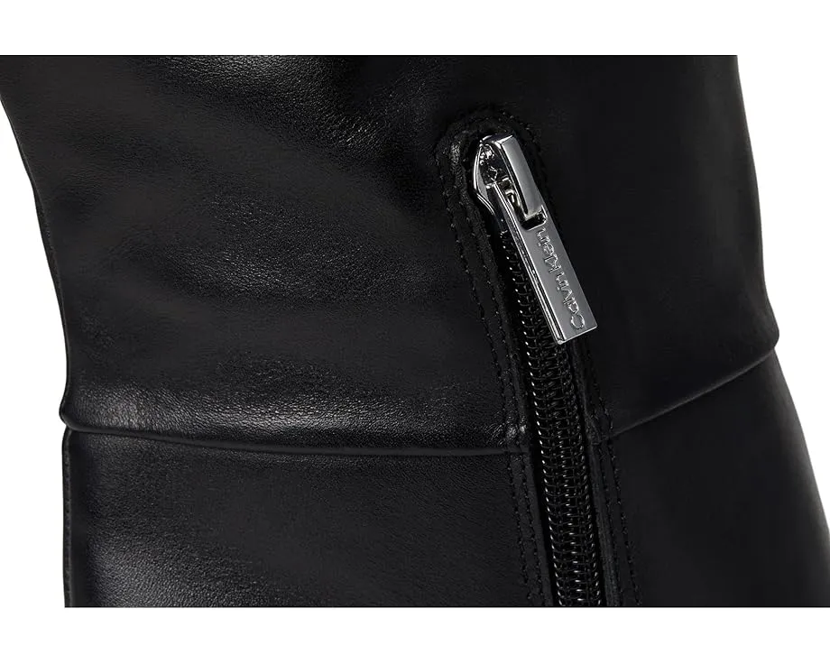 Calvin Klein сапоги Dawna до колена на устойчивом каблуке с миндалевидным носком