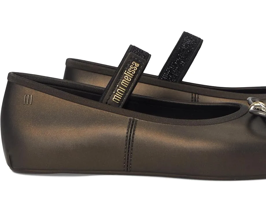 Детские балетки Mini Sophie с декоративным бантом и эластичной лямкой Mini Melissa