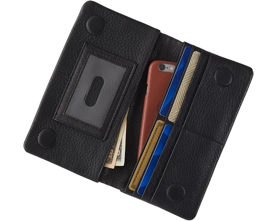 Кошелек Lumen Continental bifold с отделением на молнии и окном для ID