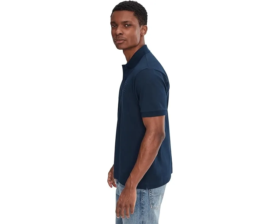 Поло Lacoste Classic Fit с тисненым логотипом из хлопка petit pique