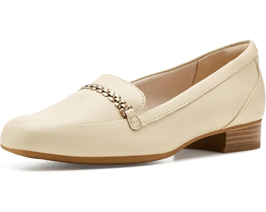 Лоферы Clarks Juliet Mia с квадратным носком и низким каблуком из кожи