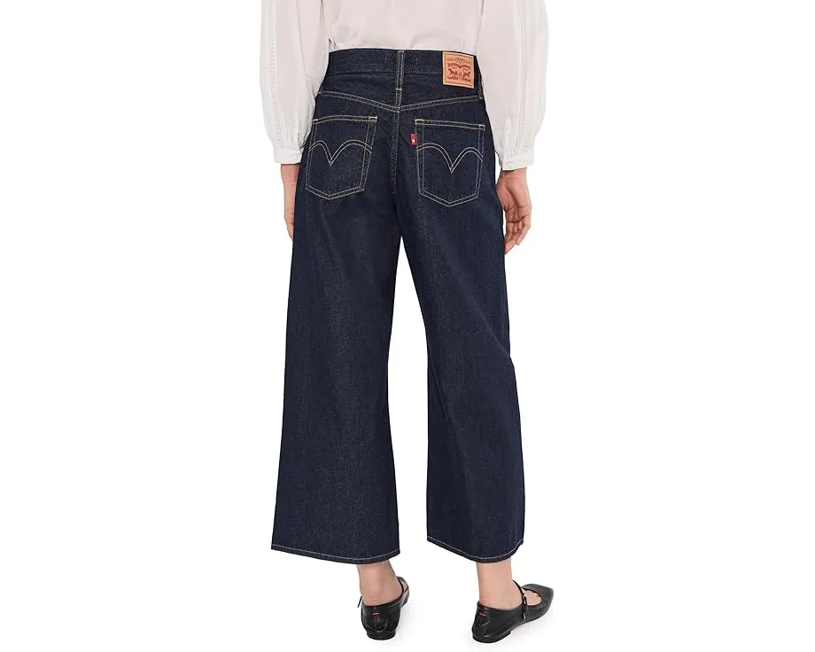 Джинсы Levi's Middy Wide Leg Ankle с широкими штанинами и средней посадкой