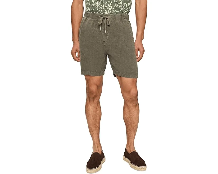 Faherty Essential Linen Shorts шорты из льна с эластичным поясом