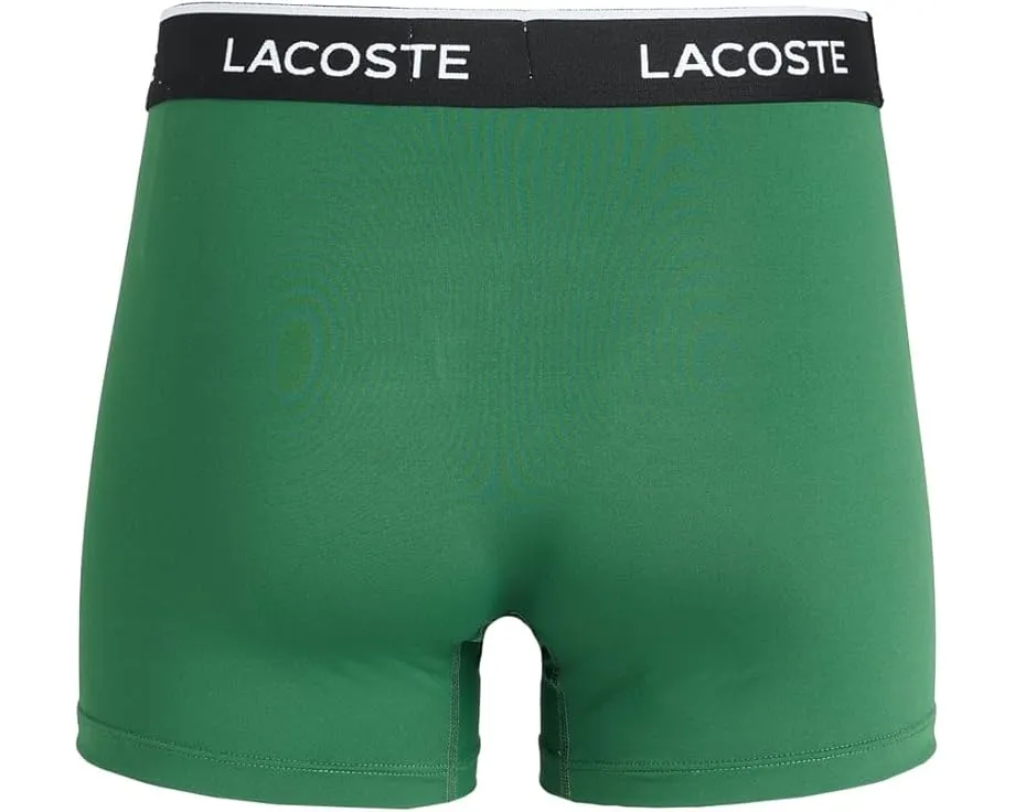 3 пары трусов Lacoste из микрофибры с жаккардовым поясом