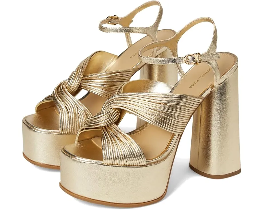 Сандалии Alessia на высокой платформе с ремешками и обернутым каблуком