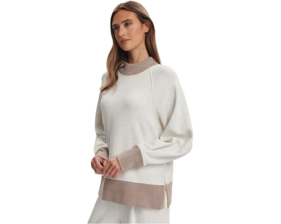 Свитшот Loxley реглан в стиле бойфренд с боковой молнией Varley