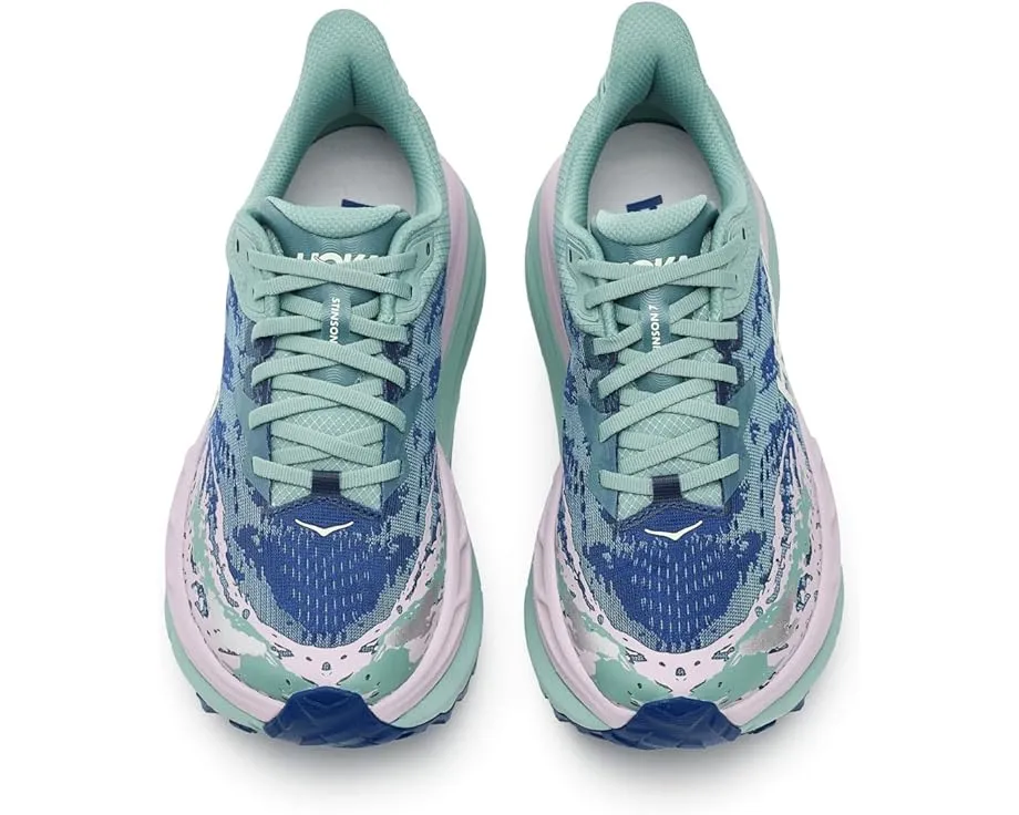 Трейловые кроссовки Hoka Stinson 7 с технологией H-Frame и защитой носка