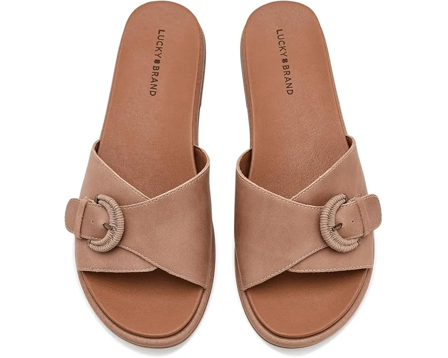 Lucky Brand босоножки Suszie Buckle Flat Sandals на плоской подошве