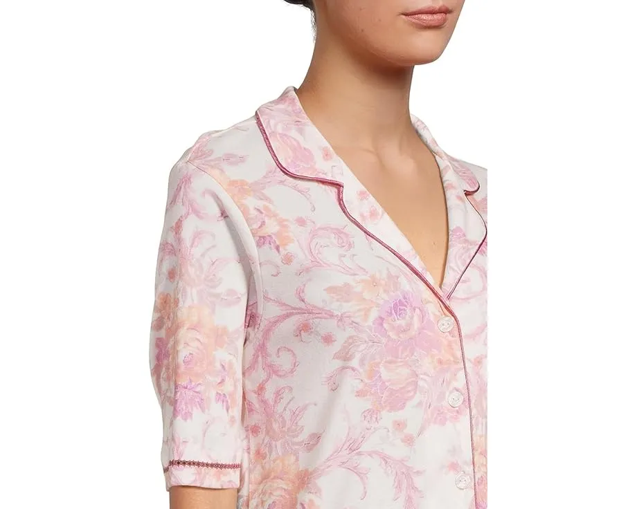 Комплект пижамы Karen Neuburger с кружевом и рукавом три четверти