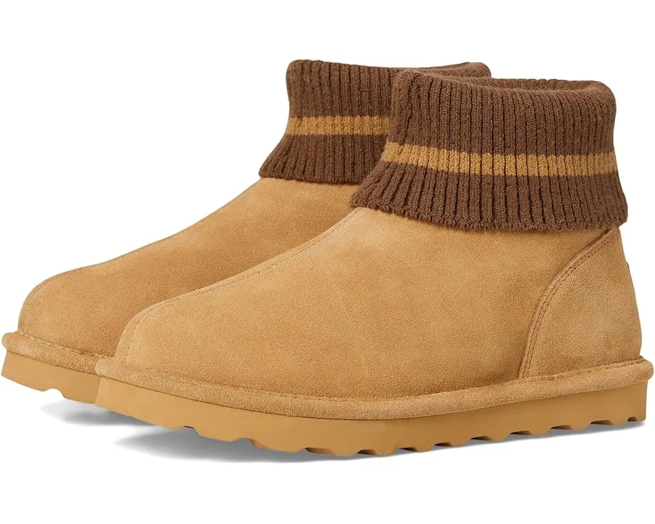 Зимние угги Bearpaw September из замши с отворотом и шерстяной подкладкой