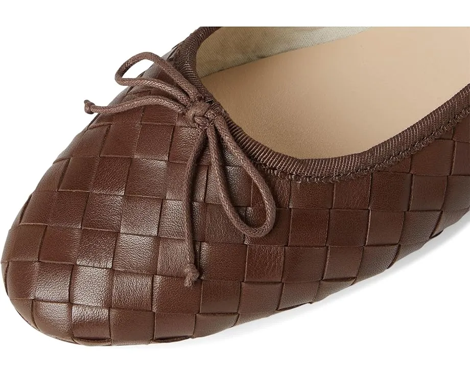 Балетки Leonie Soft от Loeffler Randall с широким плетением и бантом