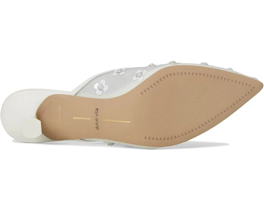 Туфли Clara Pearl с острым носком и декором из жемчуга