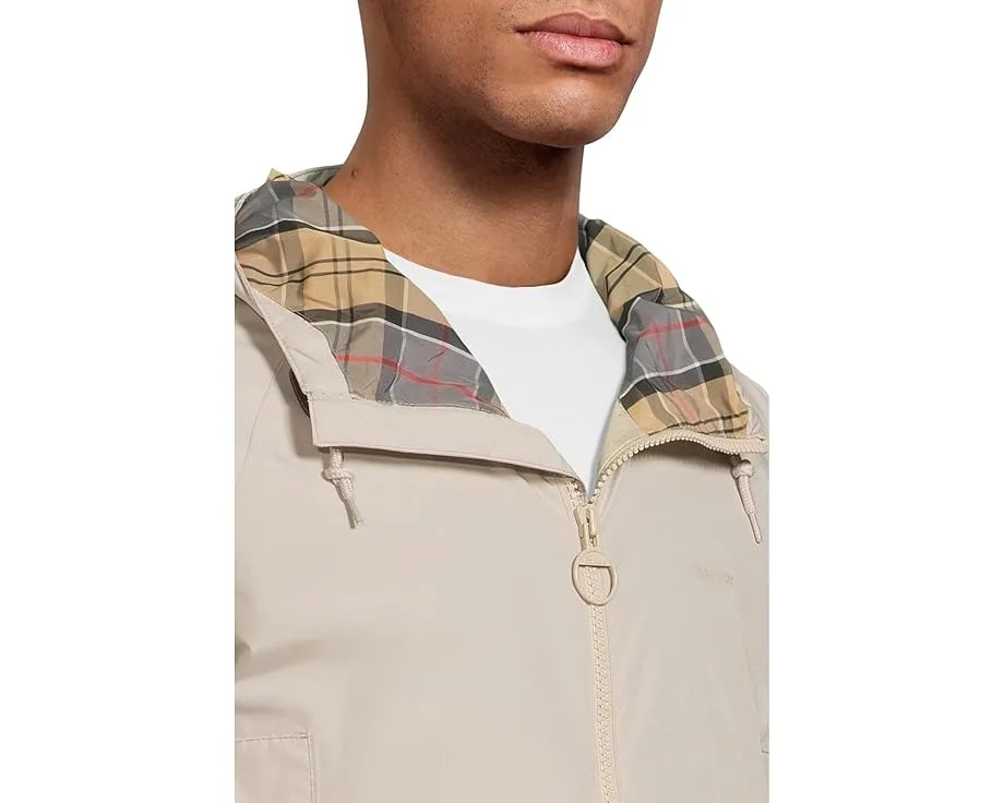 Ветровка Barbour Hooded Domus Waterproof с капюшоном в клетку и водоотталкивающей мембраной