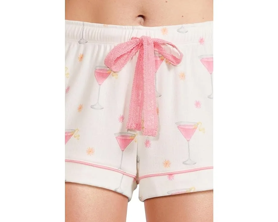 Пижамный комплект P.J. Salvage Tini Time с принтом в виде мартини