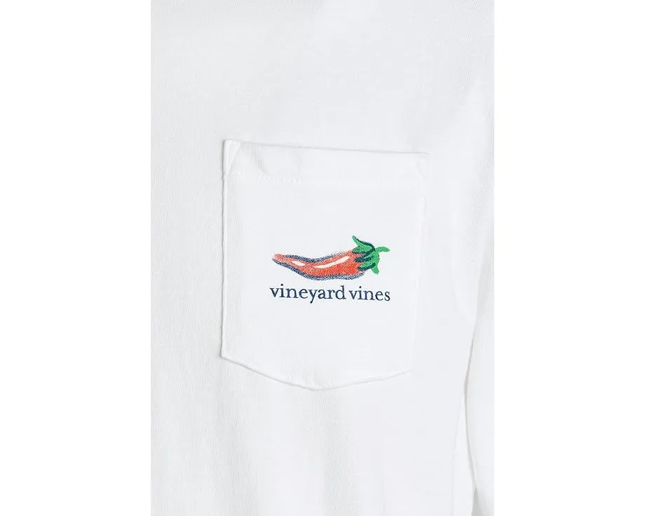 Детская футболка Vineyard Vines Kids с чили и собакой