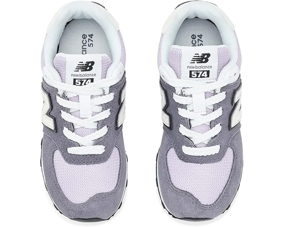 Детские кроссовки New Balance 574 с верхом из замши и сетки