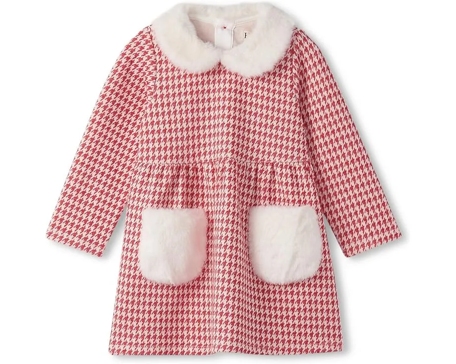 Платье Hatley Kids с отделкой из искусственного меха