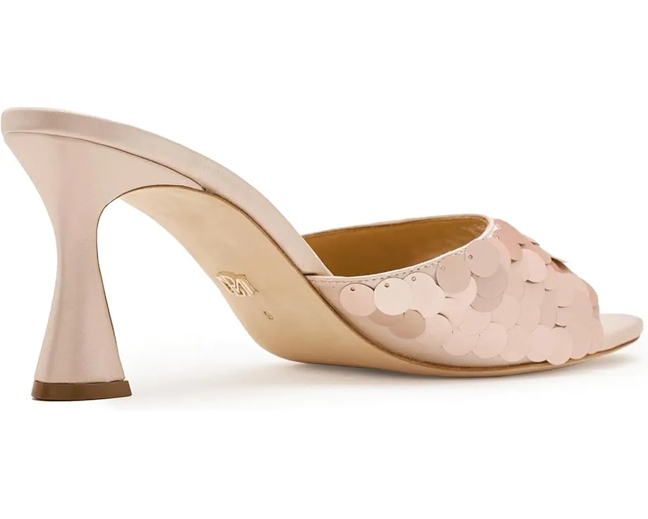 Босоножки Badgley Mischka Winika на устойчивом каблуке с пайетками и открытым носком