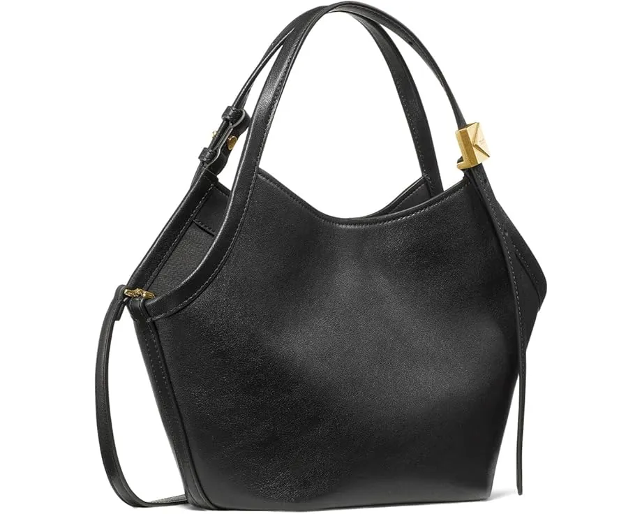 Kate Spade New York Маленькая сумка-тоут Deco из мелкозернистой кожи в форме тюльпана