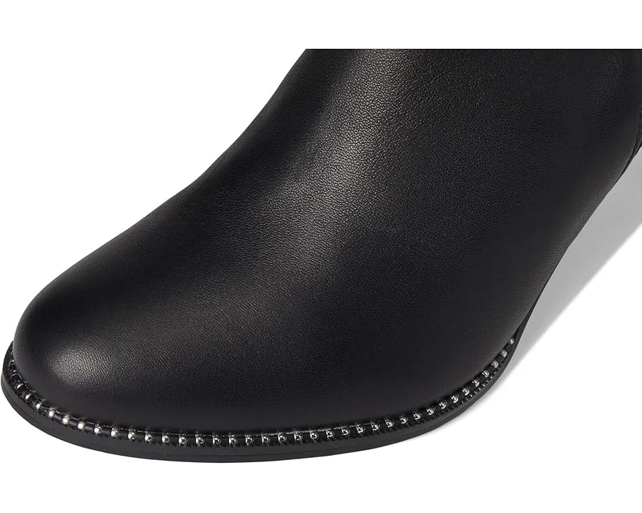 Сапоги Rozena до середины икры с аппликацией и каблуком 8 см