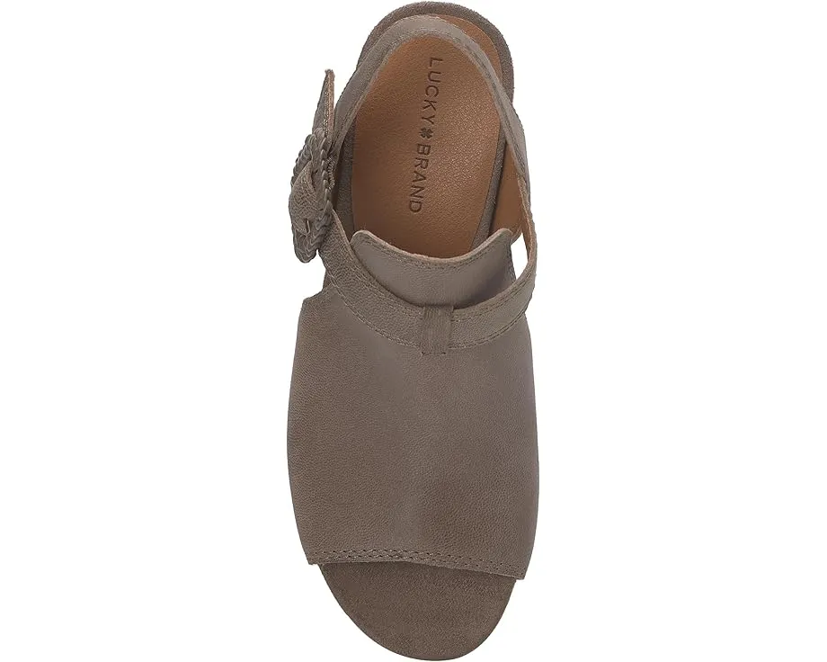 Босоножки Lucky Brand Juliane на каблуке с вырезами и верхом из нубука