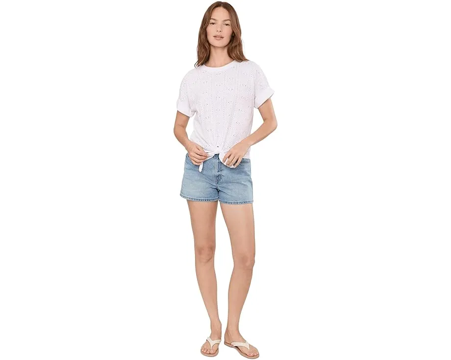 Хлопковая футболка Eyelet All Day Tie Tee Sanctuary