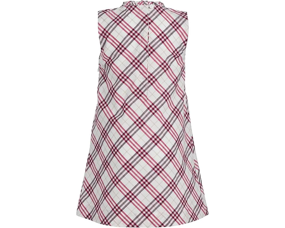 Платье Burberry Kids Yvette для малышей без рукавов в клетку