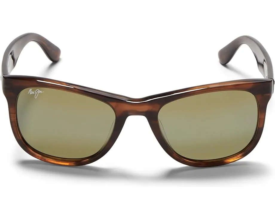 Поляризованные солнцезащитные очки Maui Jim Kikonia с квадратной оправой