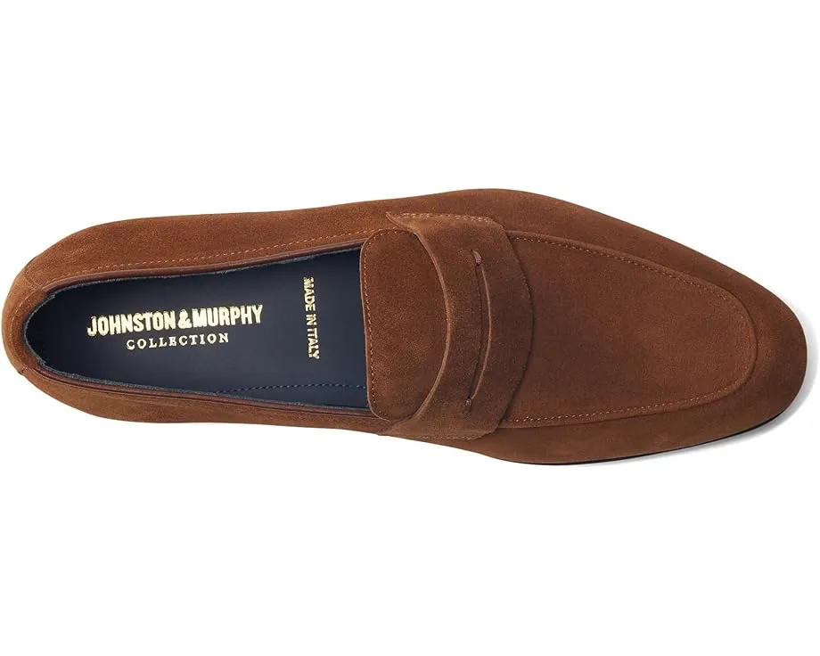 Туфли Johnston & Murphy Taylor Penny из кожи с круглым носком