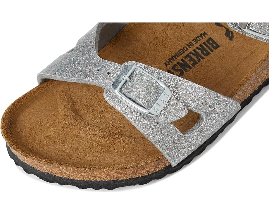 Сандалии Birkenstock Kids Rio Hook and Loop с блестками и регулируемыми ремешками