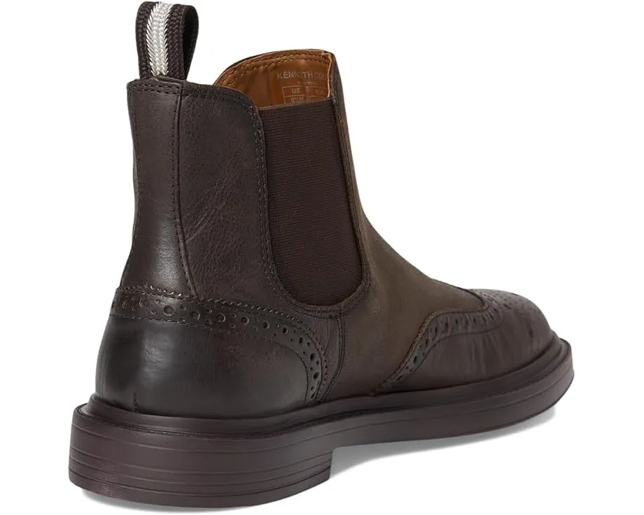 Кожаные ботинки Kenneth Cole New York Frank с крылом на носке и боковой резинкой