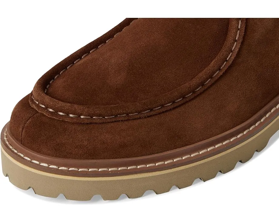 Ботинки Mephisto Alexander из замши с мокасиновым носком и массивным каблуком