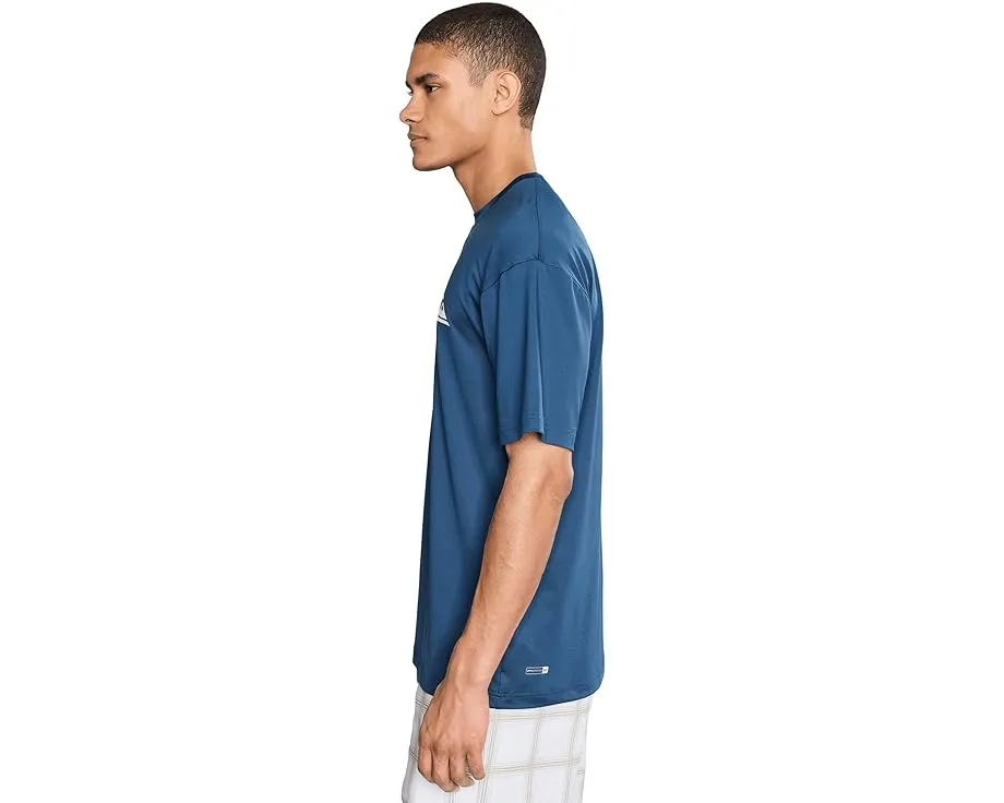 Короткая футболка Quiksilver Everyday Short Sleeve Surf Tee с принтом из переработанного полиэстера