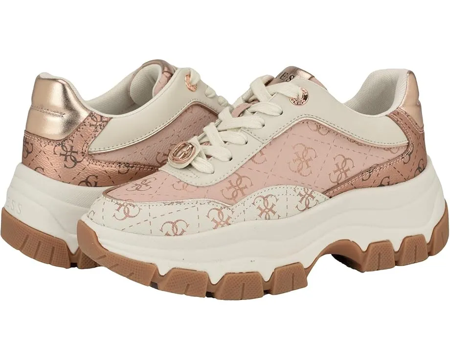 Кроссовки GUESS Berrett на платформе с фирменным узором