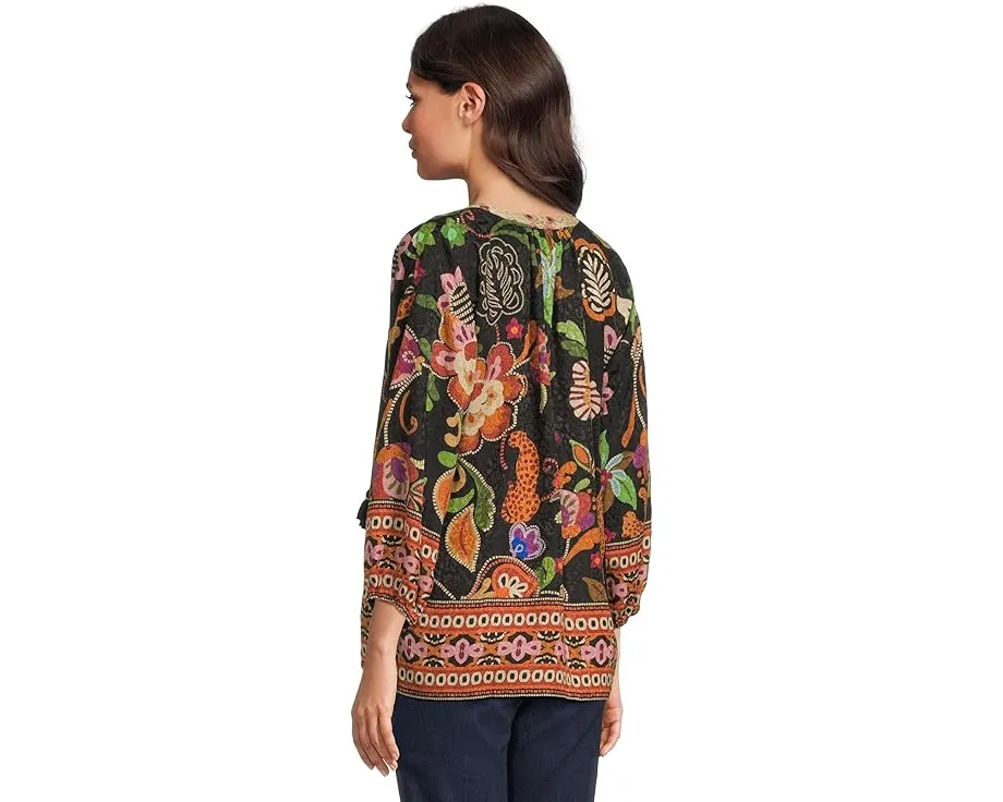 Блуза Margot с ярким цветочным принтом Johnny Was