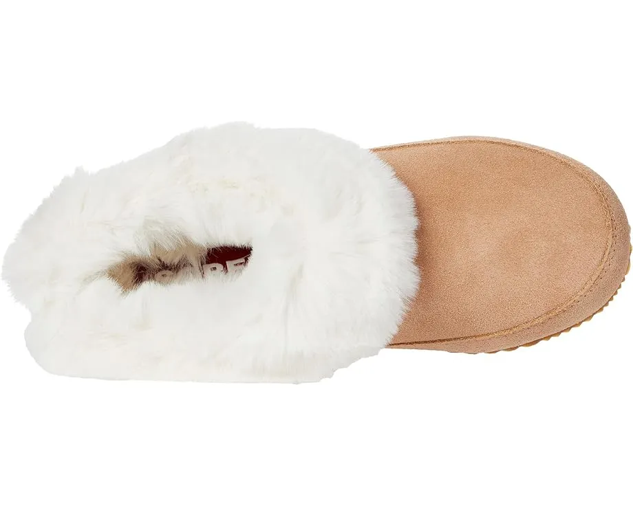 Домашние тапочки Sorel Go с искусственным мехом и резиновой подошвой