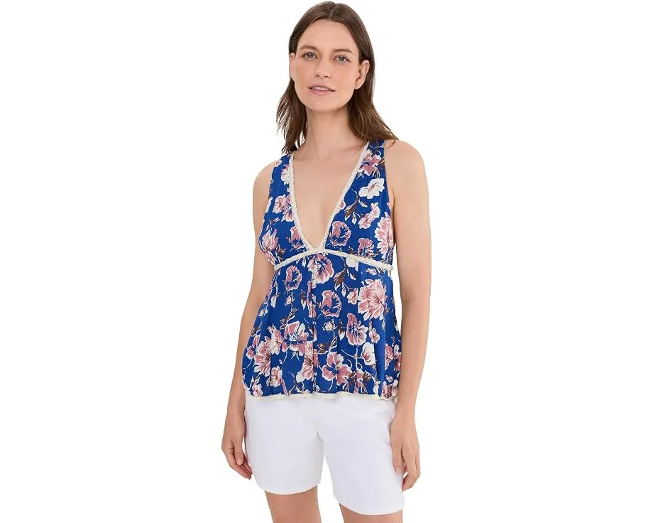Free People топ Rome Printed Tank с цветочным принтом