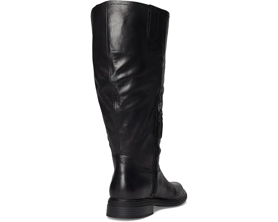 Высокие сапоги Ontime Extra Wide Calf до колена с круглым носком и боковой молнией