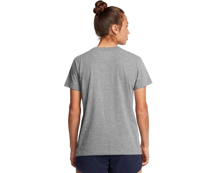 Футболка Under Armour Rival Core Short Sleeve с круглым вырезом и обычным кроем