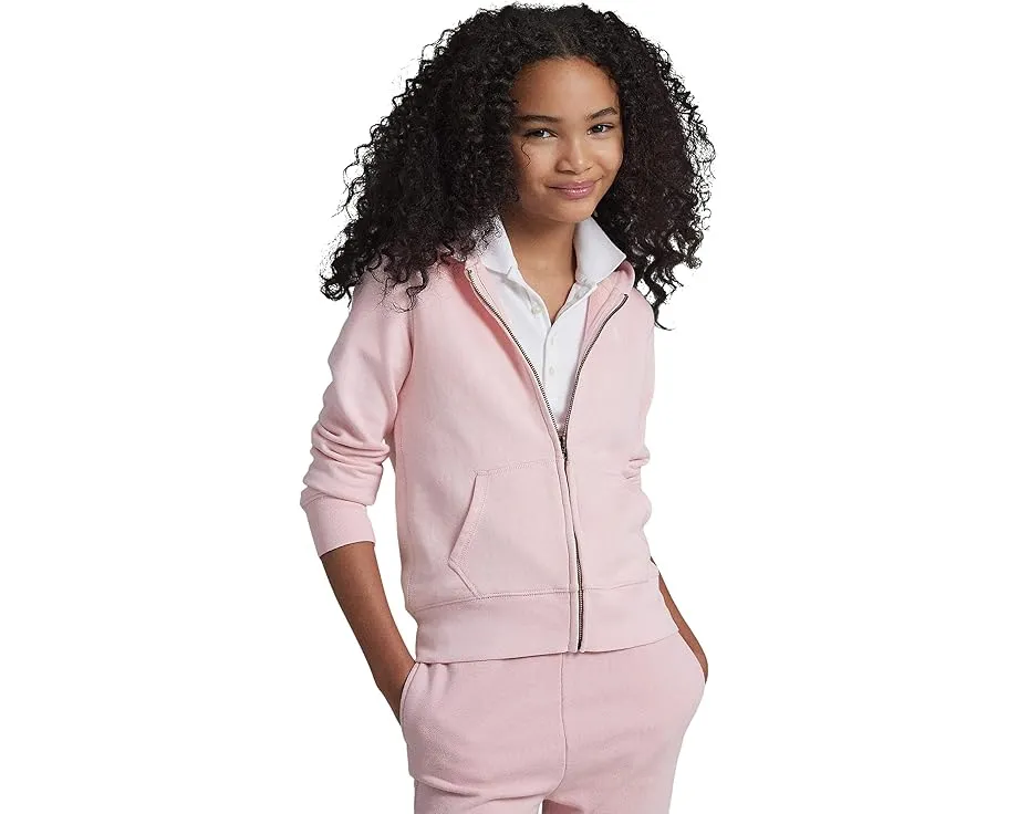 Худи Polo Ralph Lauren Kids из мягкого флиса с капюшоном и карманами-кенгуру