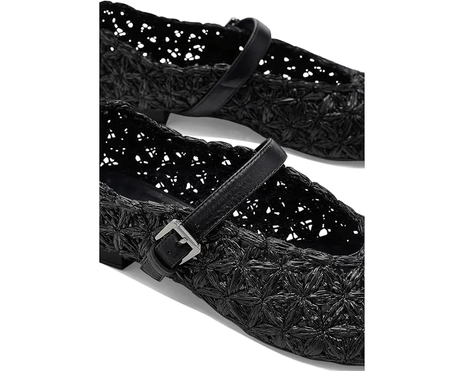 Бернардо Borden Raffia туфли из рафии с ремешком