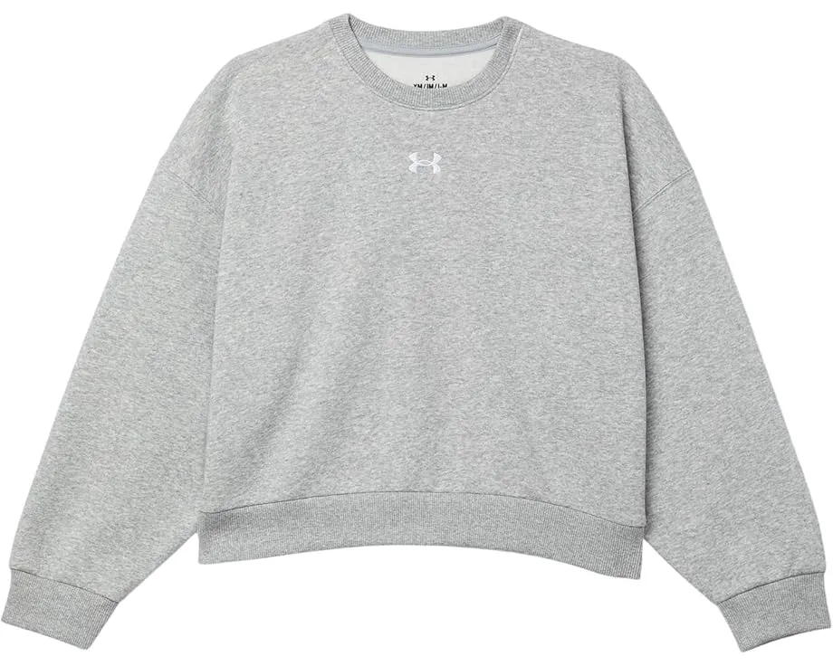 Under Armour худи Rival Fleece оверсайз для детей
