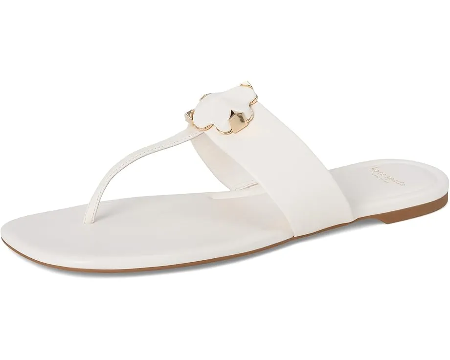 Kate Spade New York сандалии Spade Flower с цветочным мотивом на кожаной подошве