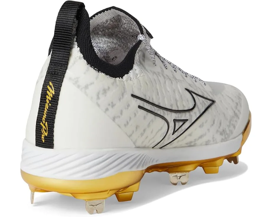 Бейсбольные бутсы Mizuno Pro Knit 2 Metal с водонепроницаемым покрытием и технологией Enerzy