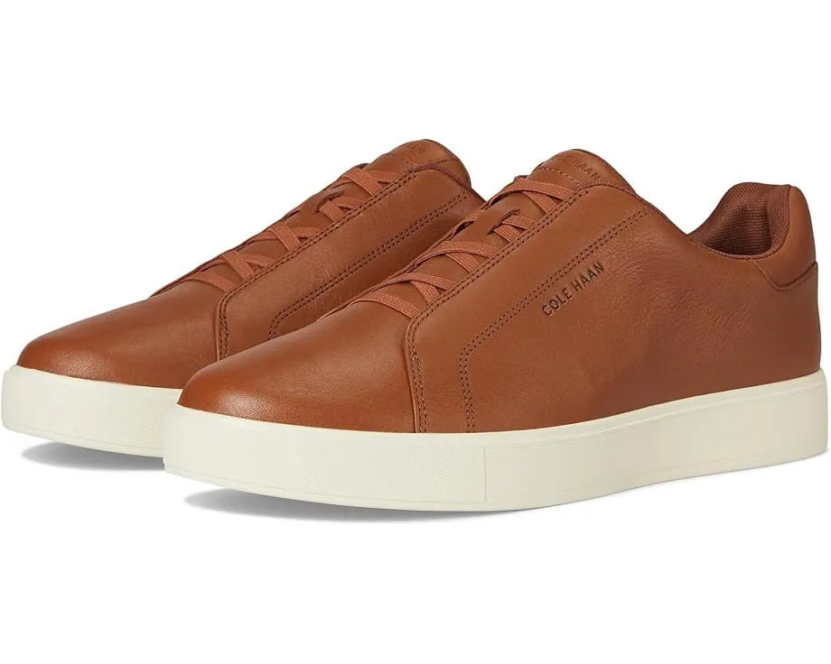 Кроссовки Cole Haan Grandpro Luxe Slip-On с эластичными шнурками и кожаной подошвой