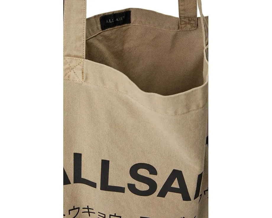 AllSaints Сумка Undrground Acid Tote из хлопка с принтом