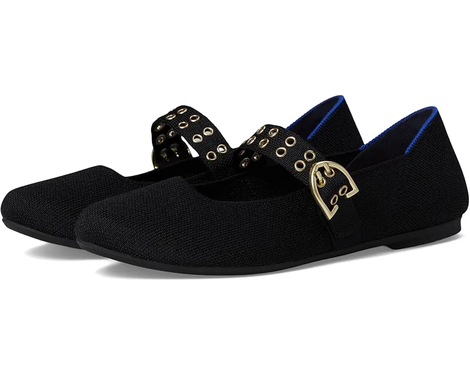 Туфли Rothy's The Ballet Mary Jane с округлым носком и регулируемым ремешком